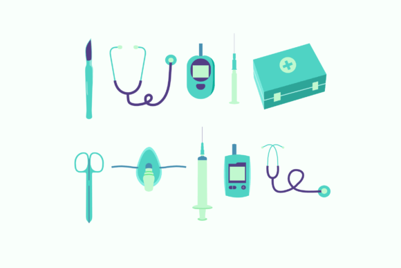 Medical Tool Graphics and Illustrations