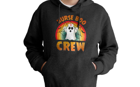 Nurse Boo Crew Christmas T-shirt Graphics and Print Templates