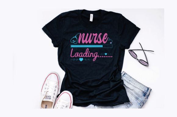 Nurse Loading Design: Graphics for T-Shirt Designs