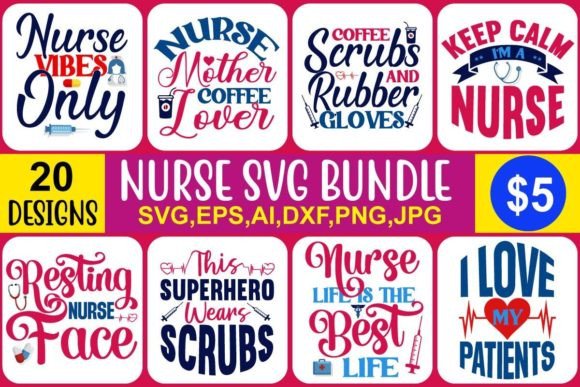 Nurse SVG Bundle Vol.1