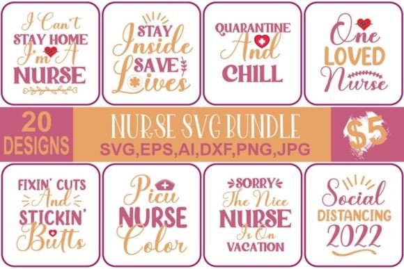 Nurse SVG Bundle Vol. 3