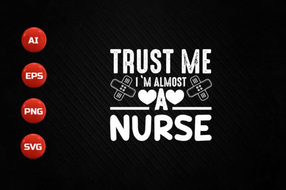 Nurse T-shirt Design 233: Graphics & T-Shirt Designs