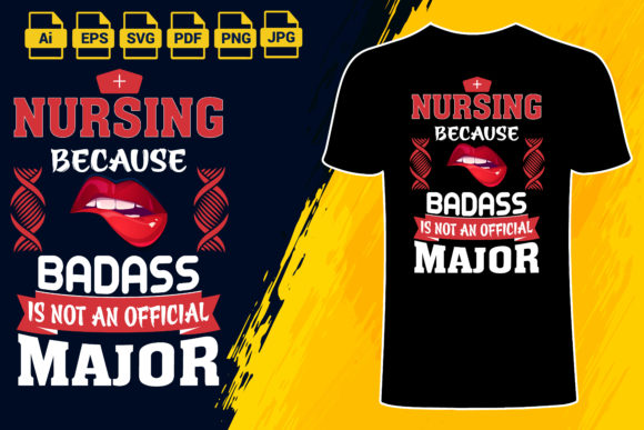 Nurse T Shirt Design: Graphics and Print Templates