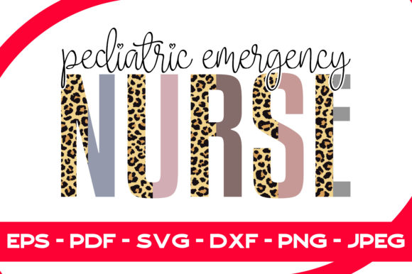 Pediatric Emergency Nurse Graphics and Print Templates