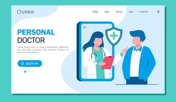 Personal Doctor, Online Medical Apps Graphics
