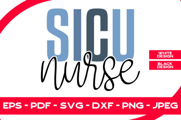Sicu Nurse Embroidery Design